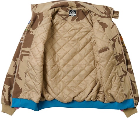 PALACE x Kappa x F1 FW23 Camo Triangle Logo Zip Jacket Brown Unisex. 381U5EWA02 Shop PALACE x Kappa x F1 FW23 Camo Triangle Logo Zip Jacket Brown Unisex. 381U5EWA02