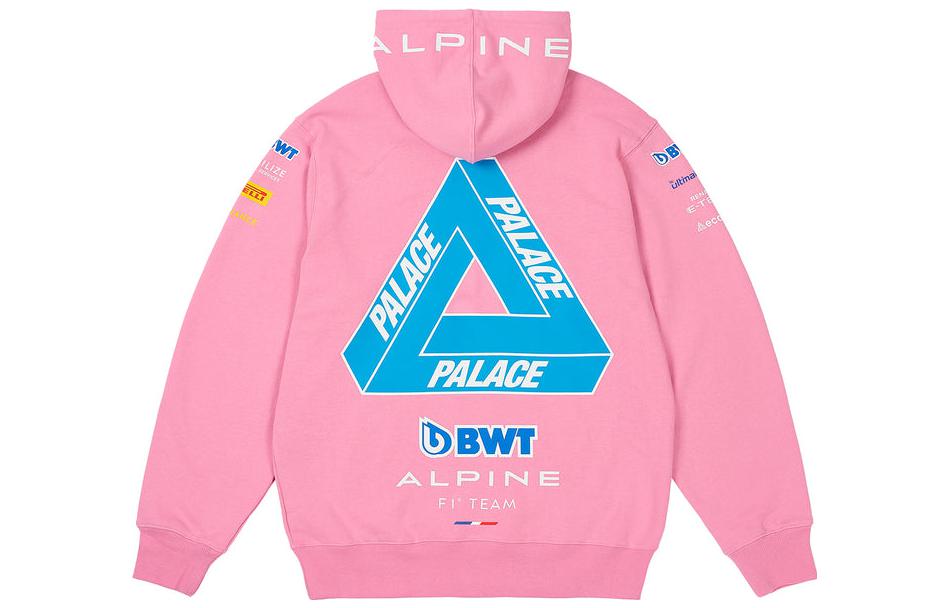 PALACE Kappa F1 FW23 Pink Hoodie with Triangle Logo Unisex. 331R26WV28 圖 2