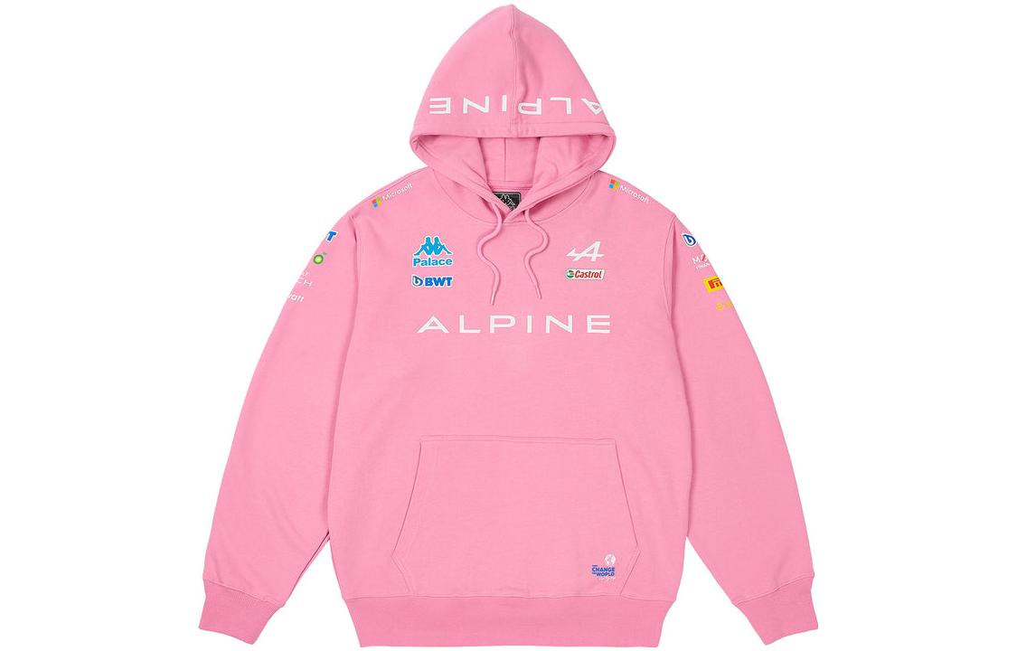 PALACE Kappa F1 FW23 Pink Hoodie with Triangle Logo Unisex. 331R26WV28 圖 3