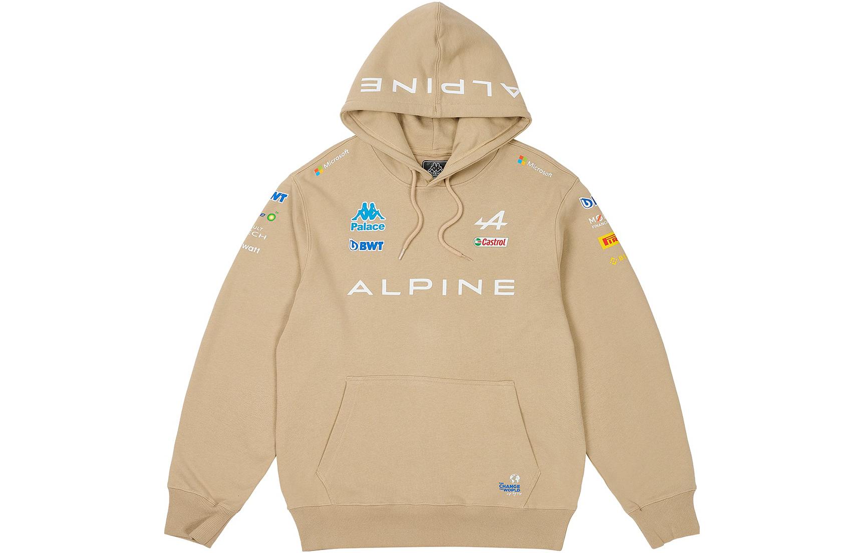 Palace Kappa F1 FW23 Tri-Ferg Logo Hoodie Unisex Brown 331R26WW9A 圖 3
