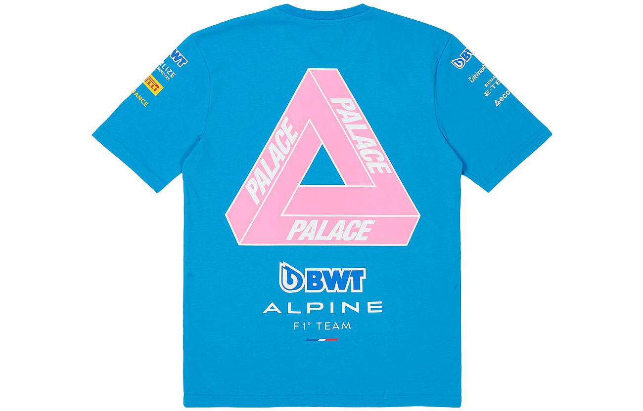 Order Kaos Crewneck Unisex PALACE x Kappa x F1 FW23 Triangle Logo Biru. 331R8DWXN4