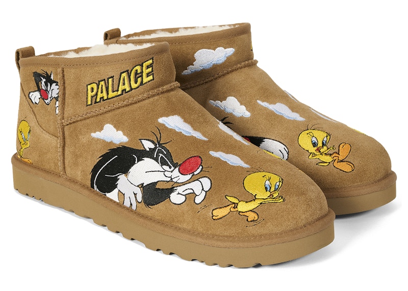 Palace x Looney Tunes x UGG Classic Ultra Mini Boot 'Chestnut' 1181891-CHE