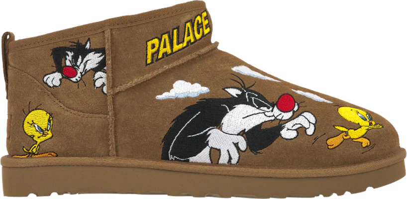 Palace联名Looney Tunes x UGG经典超短靴‘栗色’ 1181891-CHE Buy Palace联名Looney Tunes x UGG经典超短靴‘栗色’ 1181891-CHE