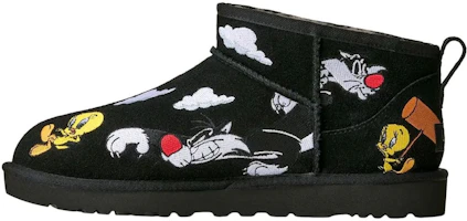 Palace x Looney Tunes x UGG Classic Ultra Mini Boot 'Black' 1181891-BLK Palace x Looney Tunes x UGG Classic Ultra Mini Boot 'Black' 1181891-BLK