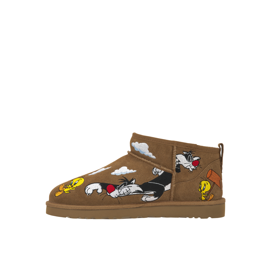 Lookbook Palace联名Looney Tunes x UGG经典超短靴‘栗色’ 1181891-CHE