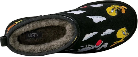 Shop Palace x 乐一通 x UGG 经典超短靴 '黑色' 1181891-BLK