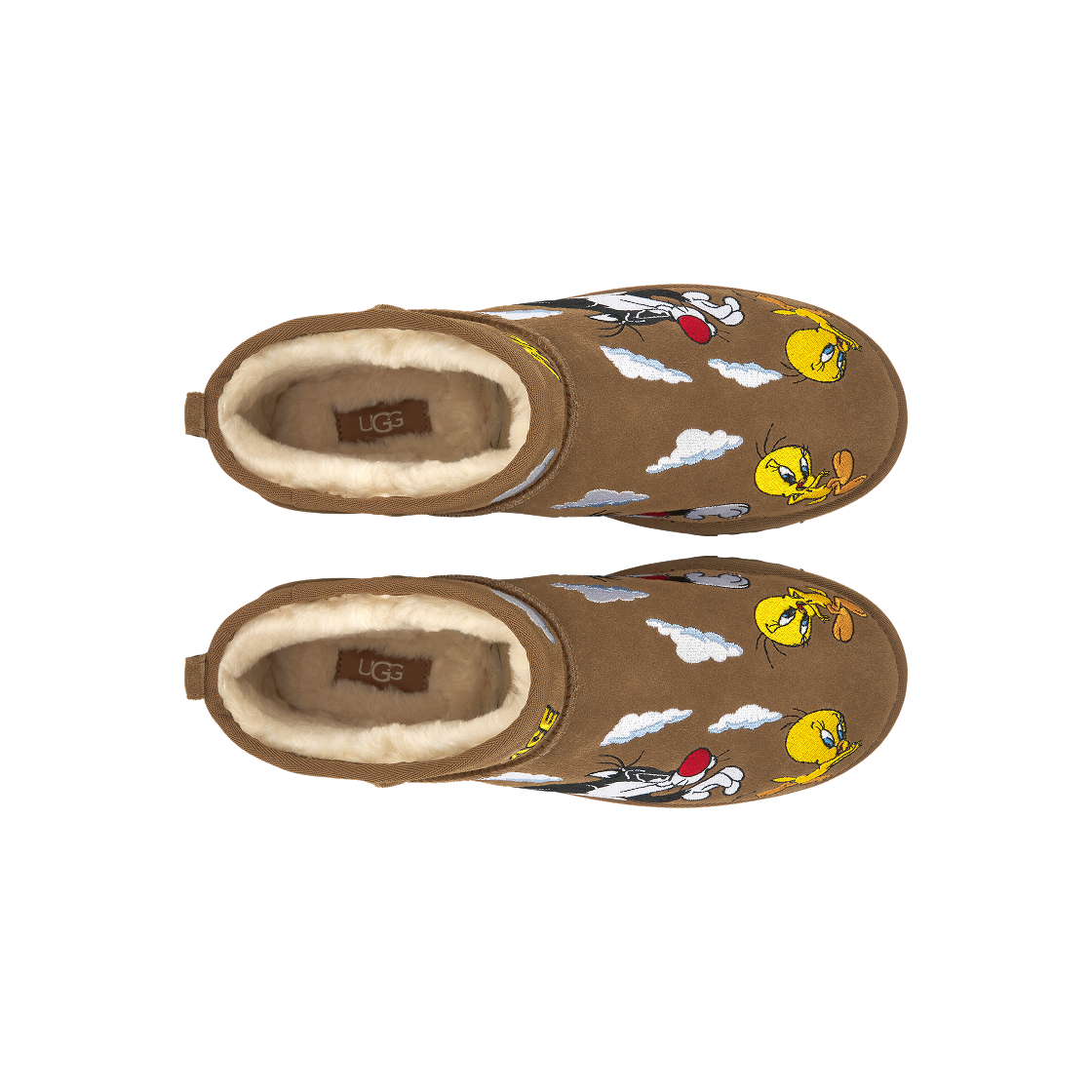 Purchase Palace联名Looney Tunes x UGG经典超短靴‘栗色’ 1181891-CHE