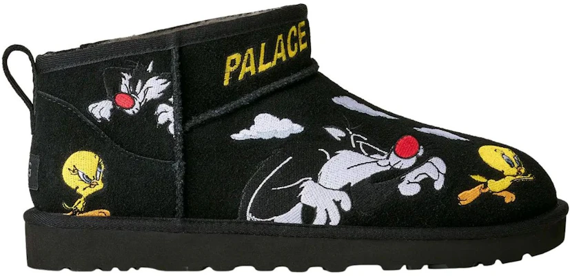Palace x 乐一通 x UGG 经典超短靴 '黑色' 1181891-BLK Details for Palace x 乐一通 x UGG 经典超短靴 '黑色' 1181891-BLK