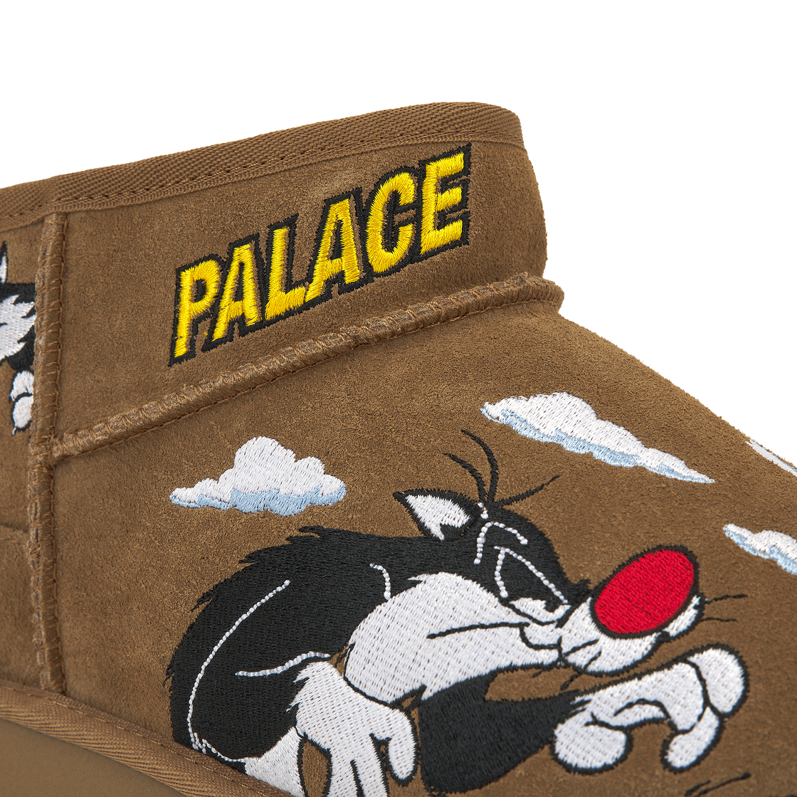 Cheap Palace联名Looney Tunes x UGG经典超短靴‘栗色’ 1181891-CHE