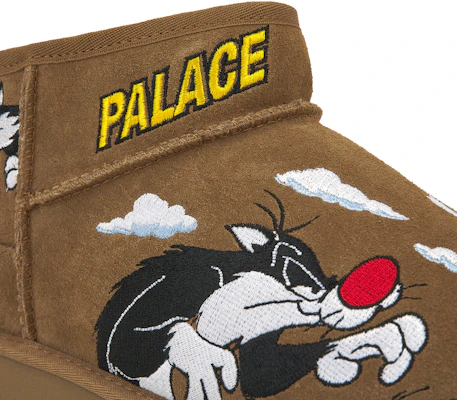 Palace联名Looney Tunes x UGG经典超短靴‘栗色’ 1181891-CHE Cheap Palace联名Looney Tunes x UGG经典超短靴‘栗色’ 1181891-CHE