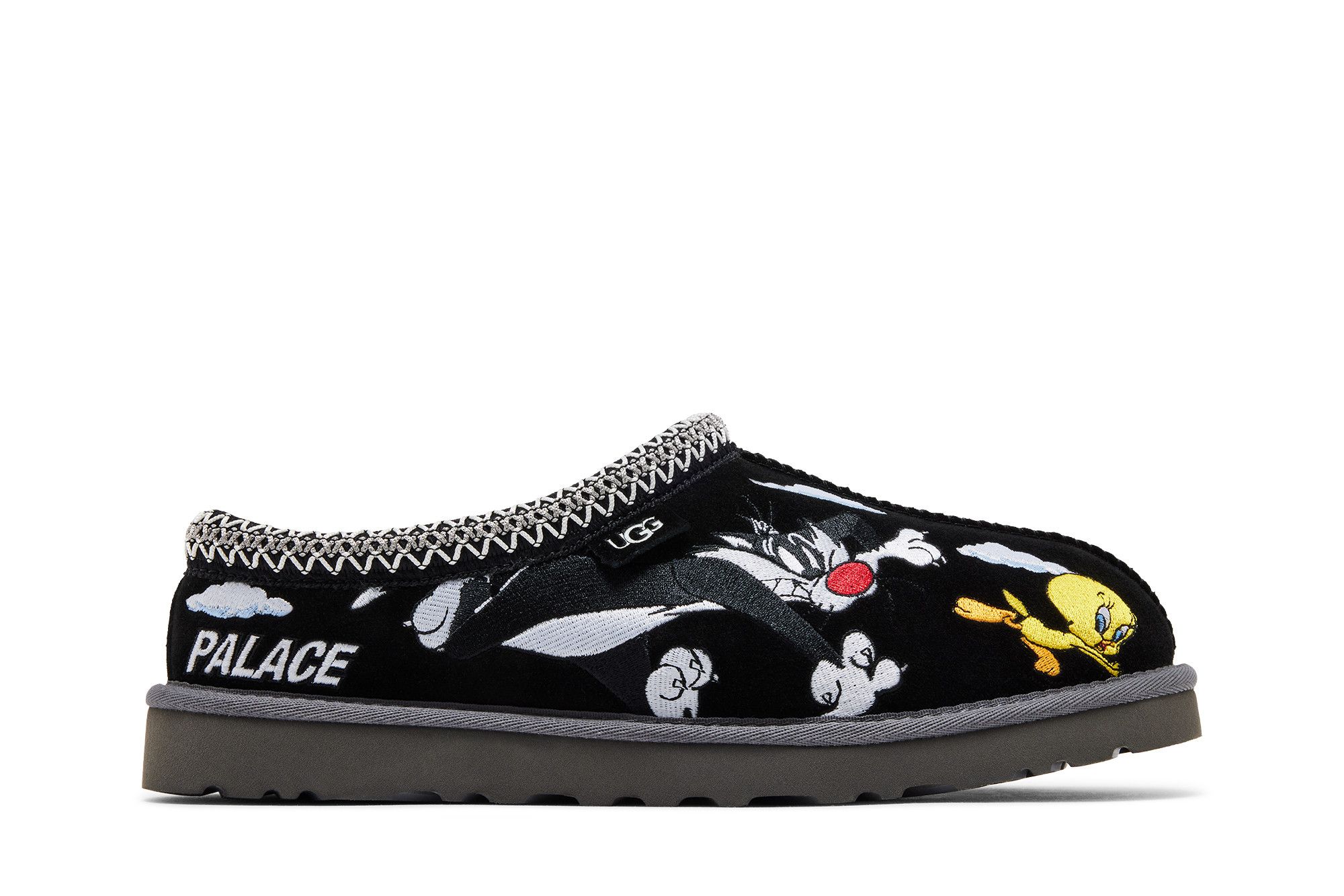 Palace x Looney Tunes x UGG Tasman Slipper 'Black' 1181910-BLK