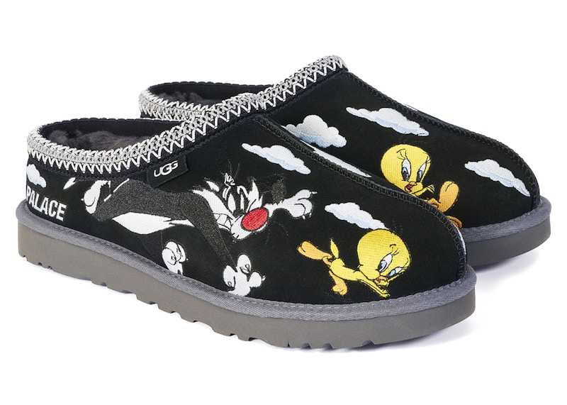Palace x Looney Tunes x UGG Tasman Slipper 'Black' 1181910-BLK
