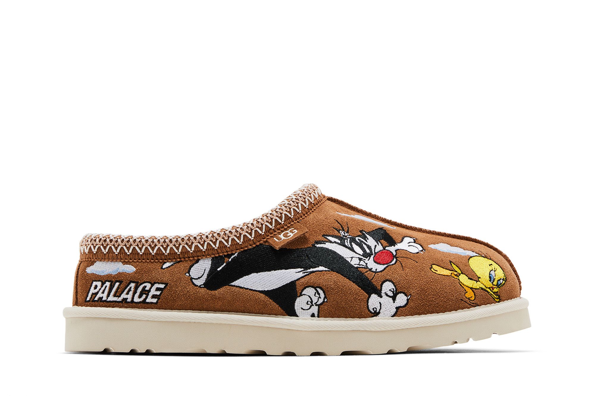 Palace x Looney Tunes x UGG Tasman Slipper 'Chestnut' 1181910-CHE