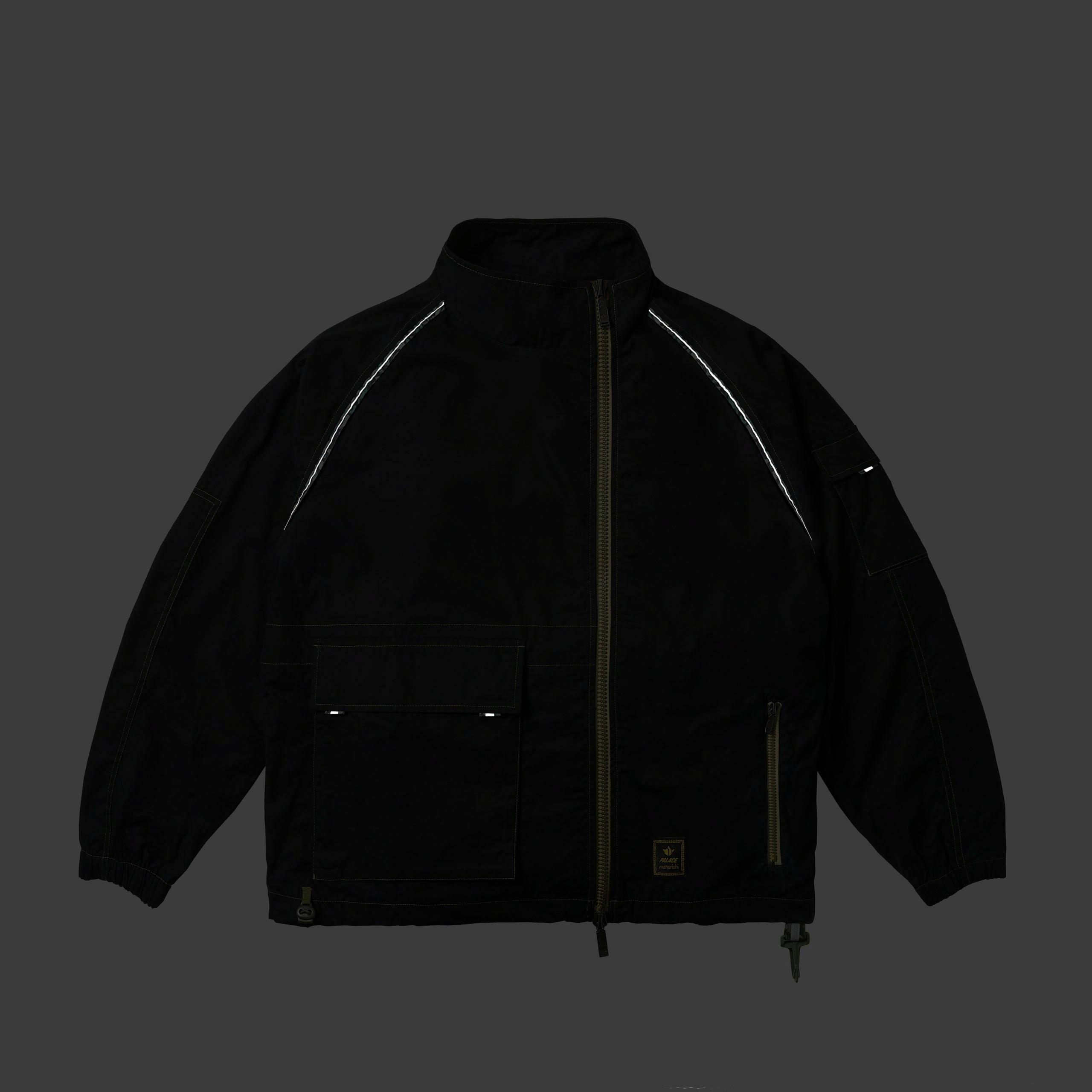 PALACE Maharishi Embroidered Zip-Up Jacket Unisex Fit. S25-6118-BLA 圖 4