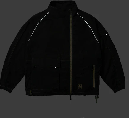 Jaket Zip-Up Bersulam PALACE x Maharishi Unisex Fit. S25-6118-BLA Shop Jaket Zip-Up Bersulam PALACE x Maharishi Unisex Fit. S25-6118-BLA