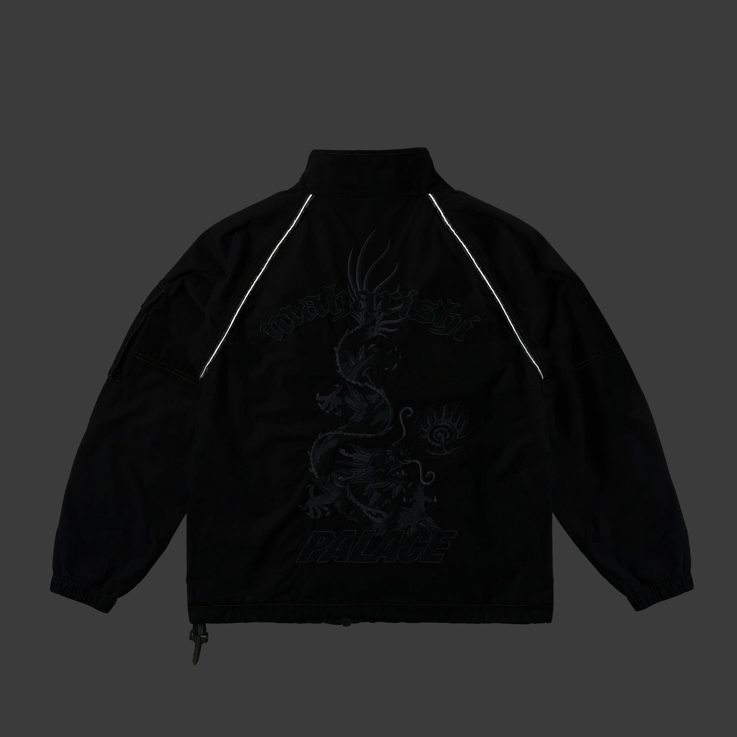 PALACE Maharishi Embroidered Zip-Up Jacket Unisex Fit. S25-6118-BLA 圖 5