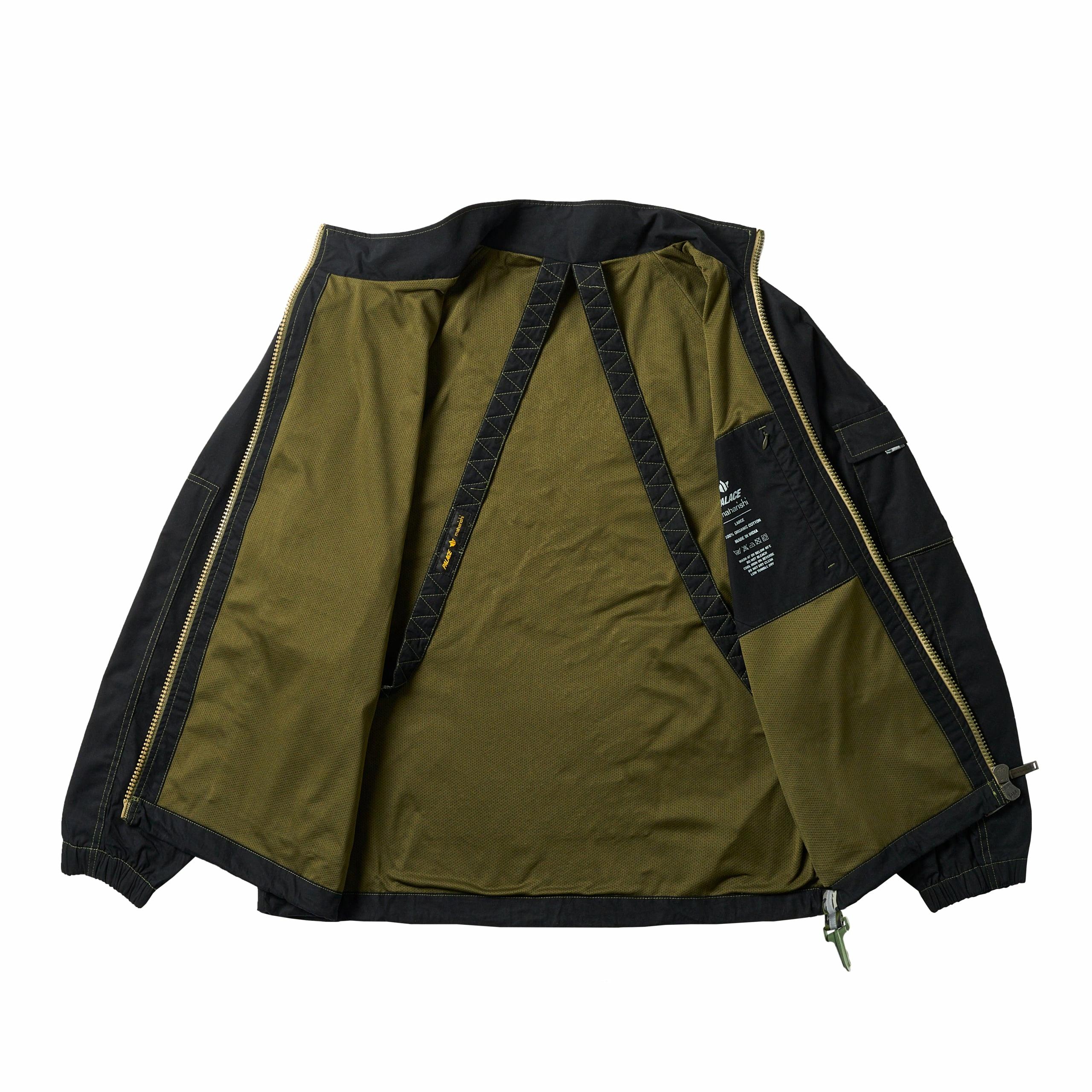 PALACE Maharishi Embroidered Zip-Up Jacket Unisex Fit. S25-6118-BLA 圖 6