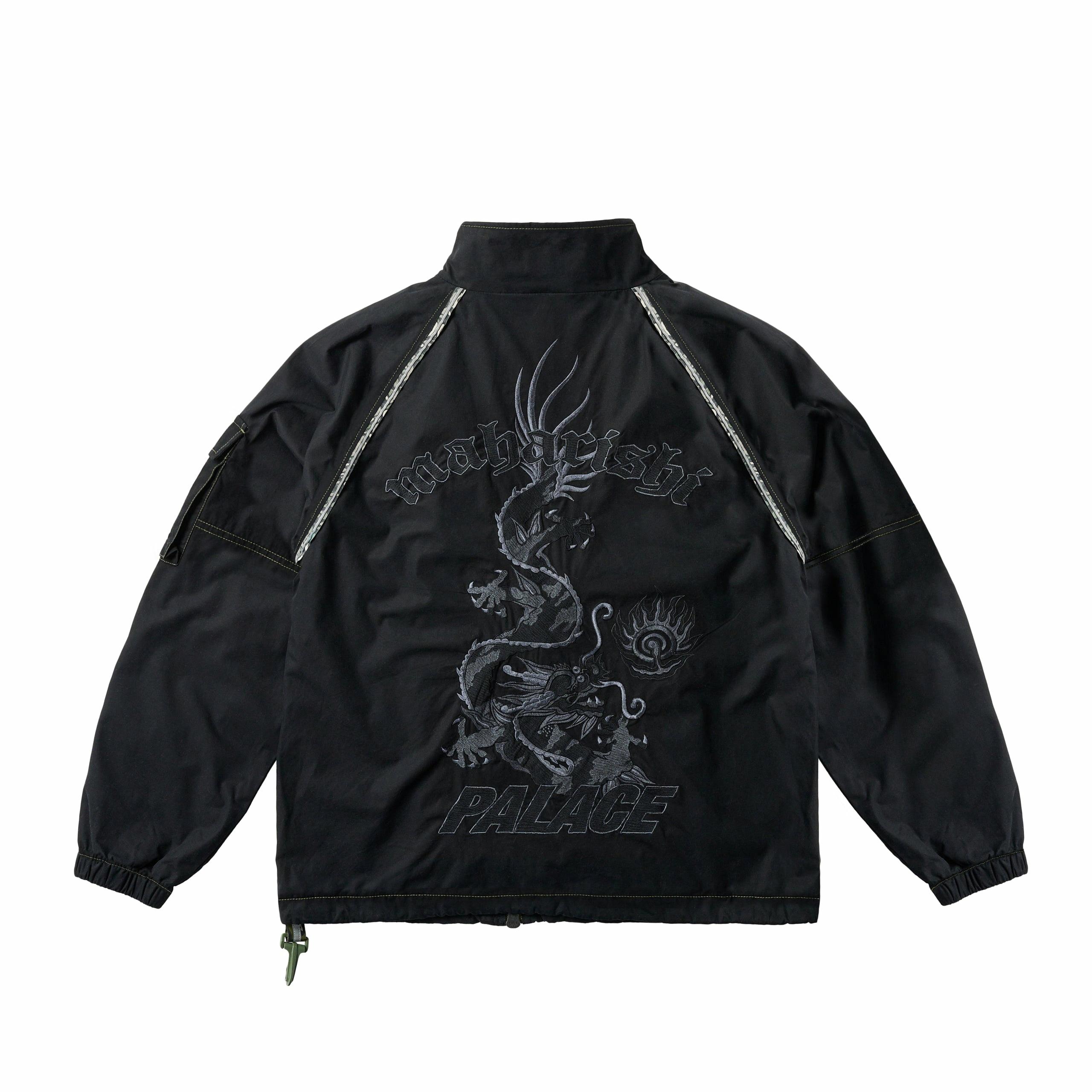 PALACE Maharishi Embroidered Zip-Up Jacket Unisex Fit. S25-6118-BLA 圖 7