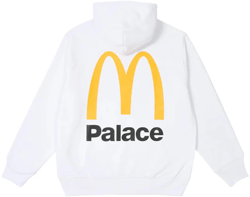 PALACE x McDonald's FW23 Hoodie Unisex - Large Logo, Solid Color, Drawstring Pullover. P25TS337 Sizing PALACE x McDonald's FW23 Hoodie Unisex - Large Logo, Solid Color, Drawstring Pullover. P25TS337