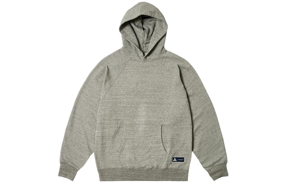 PALACE nanamica FW23 Grey Hooded Sweatshirt Unisex Pullover. SUHF378EHG