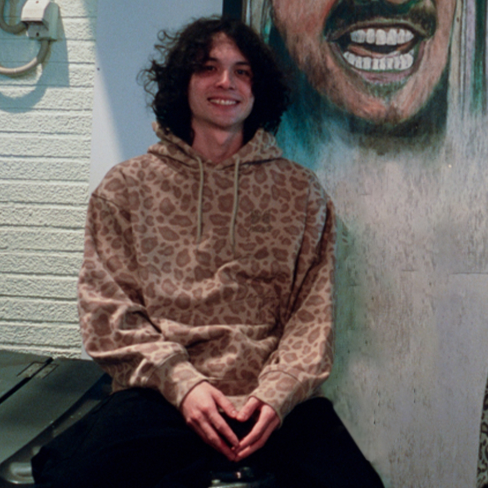 PALACE Needles FW24 Brown Hoodie Butterfly Graphic Unisex Kangaroo Pocket P27NDCS005 圖 4