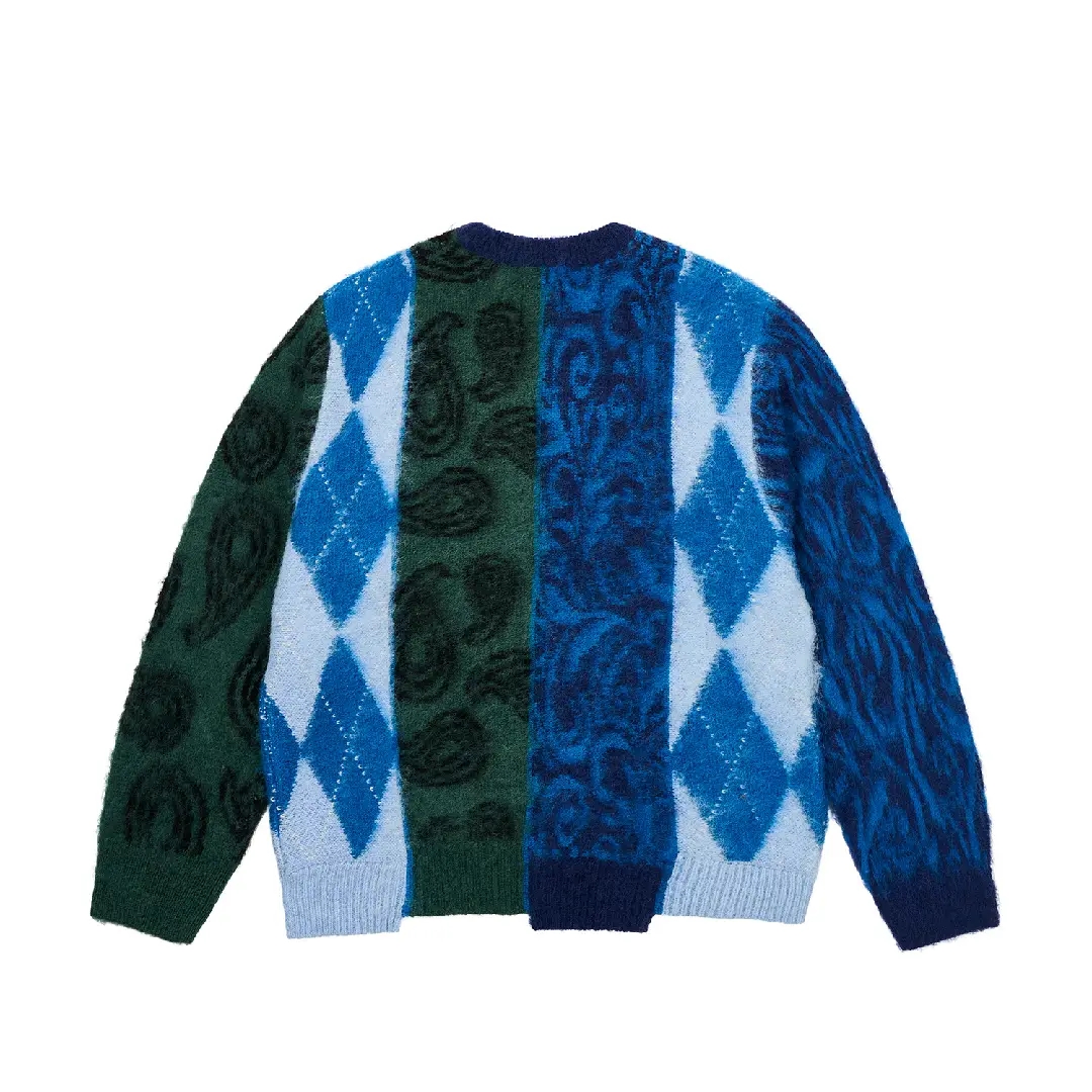 PALACE Needles FW24 Butterfly Embroidered Patchwork Sweater Unisex P27NDKW001 圖 3