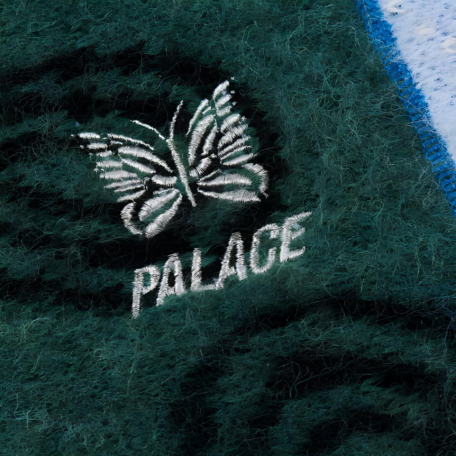 PALACE Needles FW24 Butterfly Embroidered Patchwork Sweater Unisex P27NDKW001 圖 4