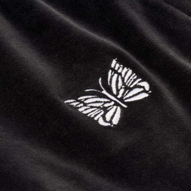 PALACE Needles FW24 Striped Zip Jacket with Butterfly Embroidery Black Unisex P27NDCS001 圖 6