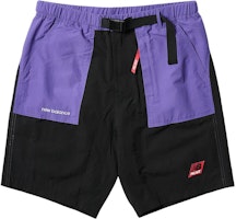 PALACE x New Balance SS23 Logo Embroidered Casual Purple Shorts Unisex. P24NBST002 PALACE x New Balance SS23 Logo Embroidered Casual Purple Shorts Unisex. P24NBST002