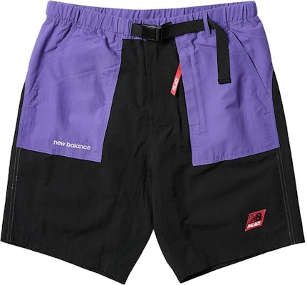 PALACE x New Balance SS23 紫色刺绣标志休闲短裤 男女同款 P24NBST002 Buy PALACE x New Balance SS23 紫色刺绣标志休闲短裤 男女同款 P24NBST002