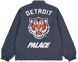 PALACE x New Era Detroit Tigers Coach Jacket Navy Tiger Print Unisex Blue P21DNJK002 PALACE x New Era Detroit Tigers Coach Jacket Navy Tiger Print Unisex Blue P21DNJK002