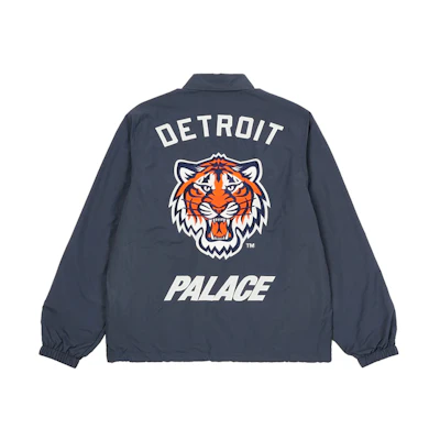 PALACE New Era Detroit Tigers Coach Jacket Navy Tiger Print Unisex Blue P21DNJK002