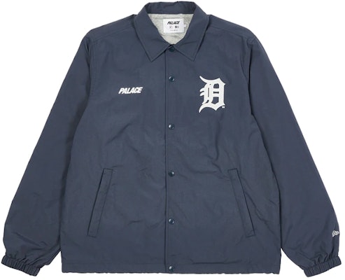 PALACE x New Era 底特律老虎教练夹克 海军蓝虎纹 男女款 蓝色 P21DNJK002 Lookbook PALACE x New Era 底特律老虎教练夹克 海军蓝虎纹 男女款 蓝色 P21DNJK002