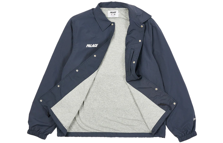 Shop PALACE x New Era 底特律老虎教练夹克 海军蓝虎纹 男女款 蓝色 P21DNJK002