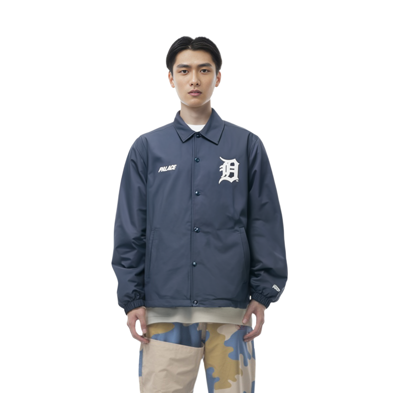 Purchase PALACE x New Era 底特律老虎教练夹克 海军蓝虎纹 男女款 蓝色 P21DNJK002
