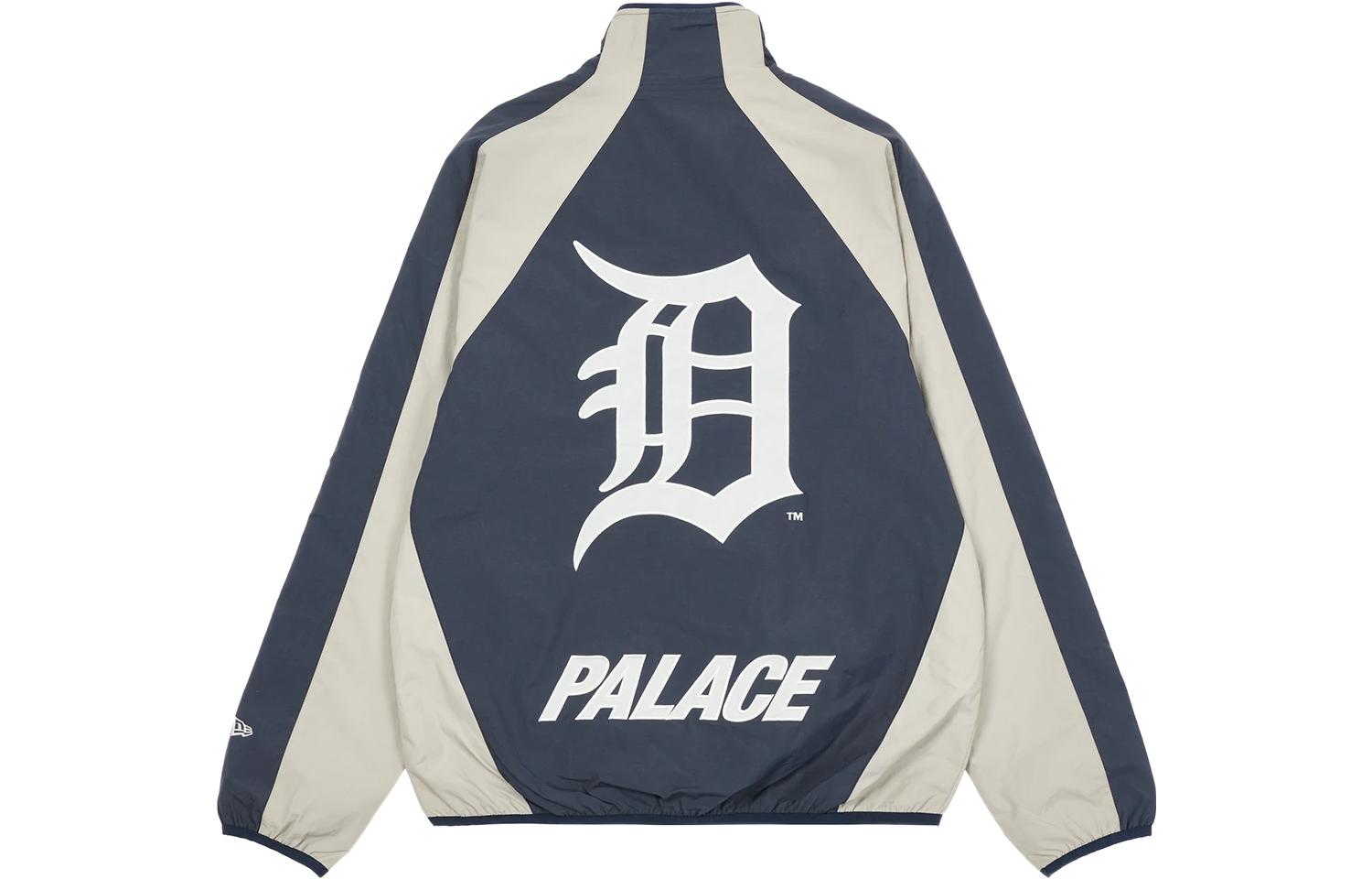 PALACE x New Era Detroit Tigers Navy/Grey Track Top Jacket Unisex P21DNSS001