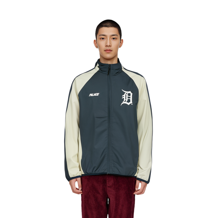 Shop PALACE x New Era 底特律老虎队海军蓝/灰色运动夹克男女款 P21DNSS001