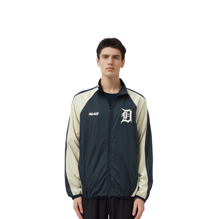 Purchase PALACE x New Era 底特律老虎队海军蓝/灰色运动夹克男女款 P21DNSS001