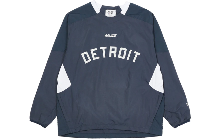 PALACE New Era Detroit Tigers Navy Logo Crewneck Long Sleeve Tee Men Blue P21DNSS005 圖 2