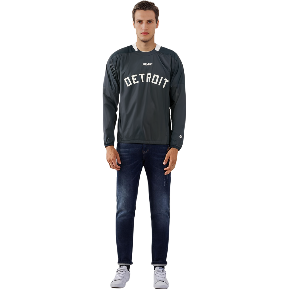 PALACE New Era Detroit Tigers Navy Logo Crewneck Long Sleeve Tee Men Blue P21DNSS005 圖 6