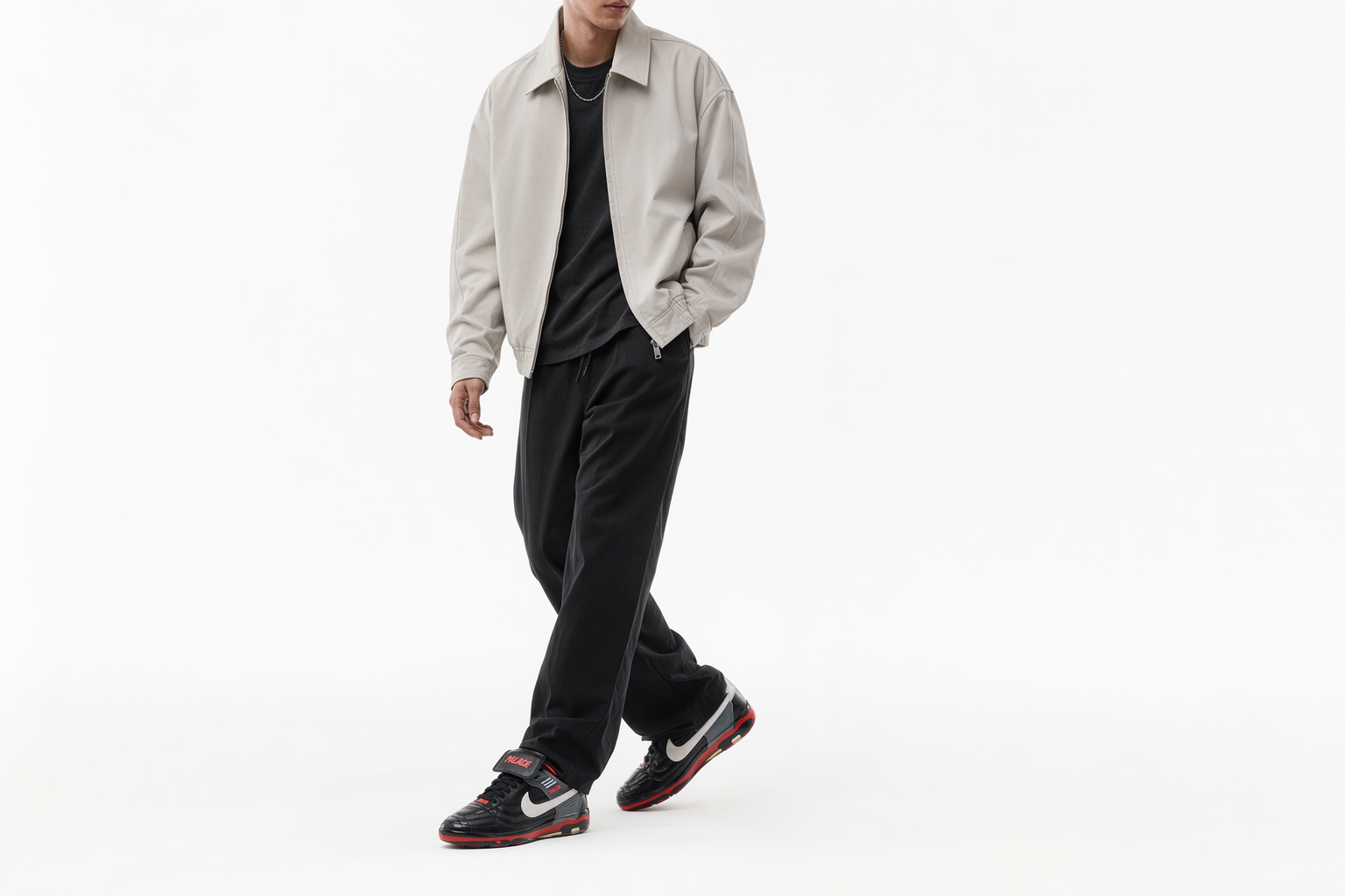 Order Palace x Nike Cryoshot Air Speed M ''Zwart Wit Crimson'' IM0702-001