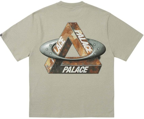 PALACE x Oakley FW24棕色标志图案男女款舒适圆领T恤。 P27OKES003 Buy PALACE x Oakley FW24棕色标志图案男女款舒适圆领T恤。 P27OKES003
