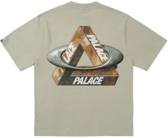 Order PALACE x Oakley FW24 棕色Logo圖案中性舒適圓領T恤。 P27OKES003