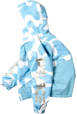 PALACE x Oakley FW24 スノージャケット 青 - ロゴフーディ マルチカラー 男女兼用. P27OKJK004 Lookbook PALACE x Oakley FW24 スノージャケット 青 - ロゴフーディ マルチカラー 男女兼用. P27OKJK004