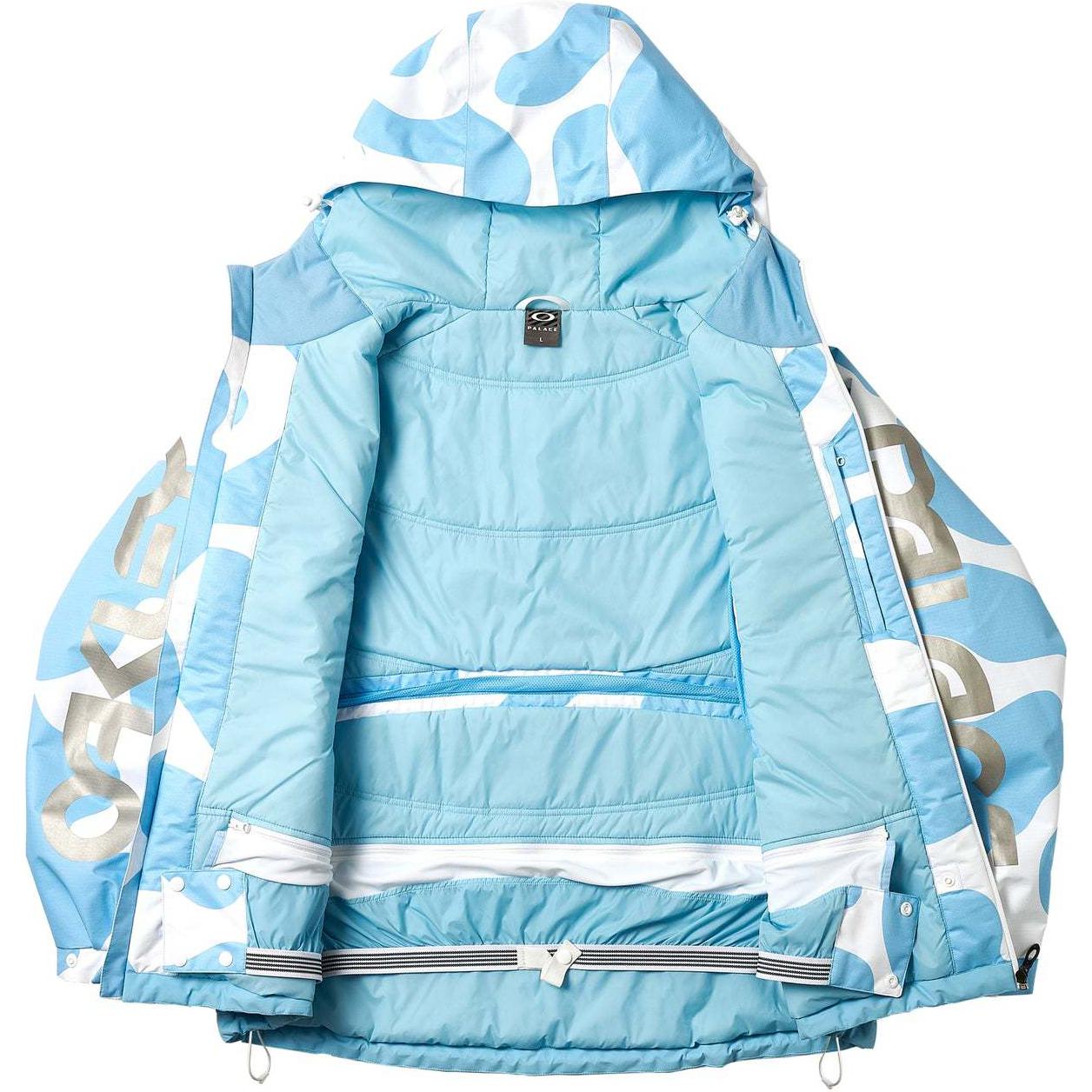 Purchase PALACE x Oakley FW24 スノージャケット 青 - ロゴフーディ マルチカラー 男女兼用. P27OKJK004