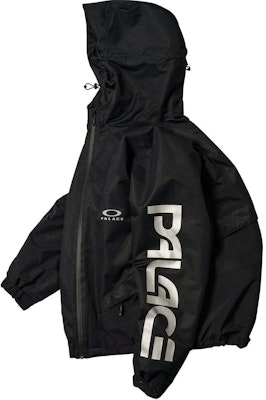 PALACE x Oakley FW24 スノージャケット クラウドブラック ユニセックス スキーZIPパーカー P27OKJK003 Shop PALACE x Oakley FW24 スノージャケット クラウドブラック ユニセックス スキーZIPパーカー P27OKJK003