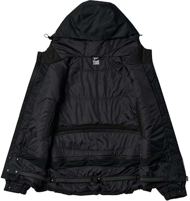 PALACE x Oakley FW24 スノージャケット クラウドブラック ユニセックス スキーZIPパーカー P27OKJK003 Purchase PALACE x Oakley FW24 スノージャケット クラウドブラック ユニセックス スキーZIPパーカー P27OKJK003