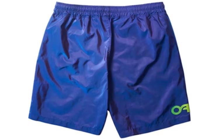 Lookbook PALACE x Oakley Celana Pendek Olahraga Pria Biru Logo Gradient. 482532