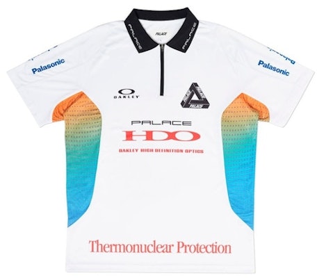 Palace x Oakley Zip Polo Shirt White Buy Palace x Oakley Zip Polo Shirt White