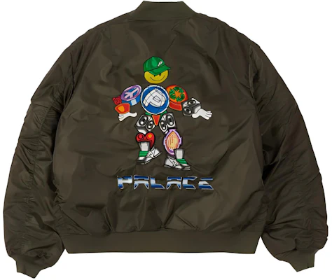 Palace x Pezlondon Pezman MA1橄榄绿飞行夹克 军绿色情侣外套 P20JK115 Buy Palace x Pezlondon Pezman MA1橄榄绿飞行夹克 军绿色情侣外套 P20JK115